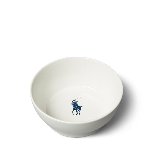 Polo Ralph Lauren ラージ ポーセリン ドッグ ボウル ソリッド ホワイト 2