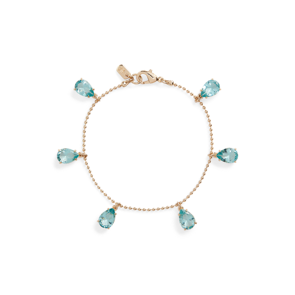 Gold-Tone Stone Flex Bracelet