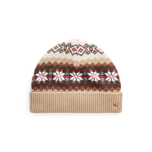 Bonnet Fair Isle en laine m&eacute;lang&eacute;e Lauren en 1