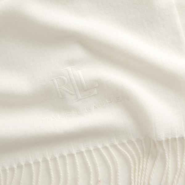 Wool-Cashmere Herringbone Scarf