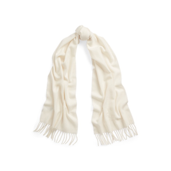 Wool-Cashmere Herringbone Scarf Lauren 1