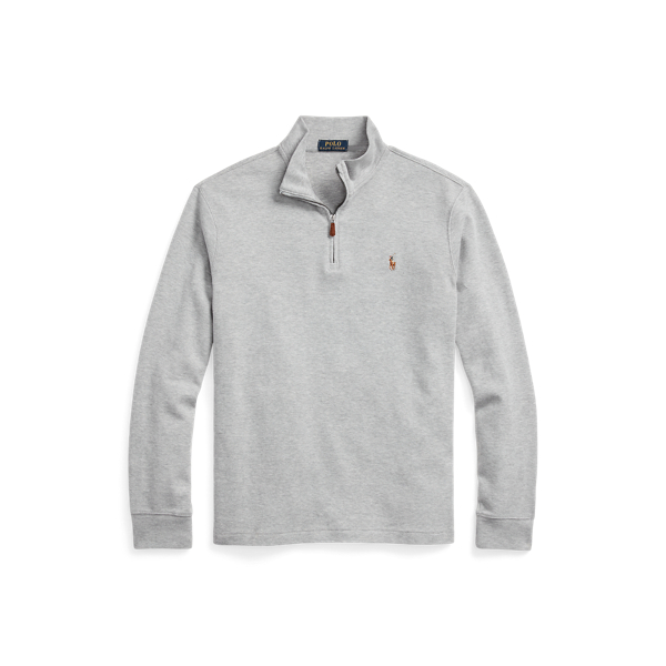 Andover Heather Estate-Rib Quarter-Zip Pullover Polo Ralph Lauren 2