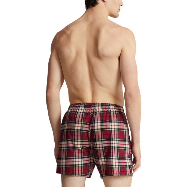 Bennington Plaid Plaid Flannel Boxer Polo Ralph Lauren 3