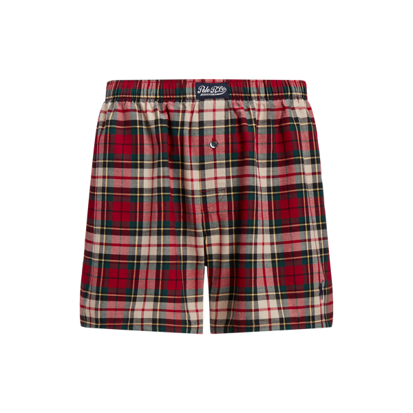 Bennington Plaid Plaid Flannel Boxer Polo Ralph Lauren 1