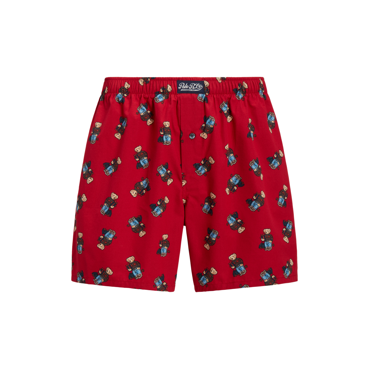 Ralph Lauren★Polo Bear Cotton Boxer Short Classic Woven Cotton Polo Bear Boxer