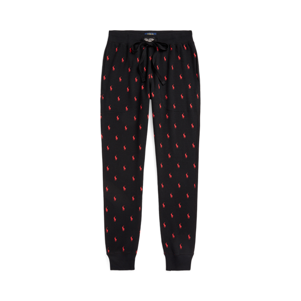 Black and red polo pajama pants sale