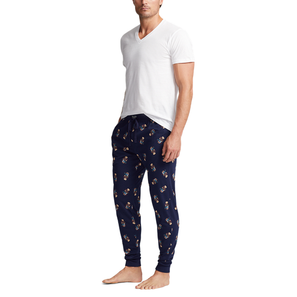 Cruise Navy Polo Bear Jersey Sleep Jogger Polo Ralph Lauren 2
