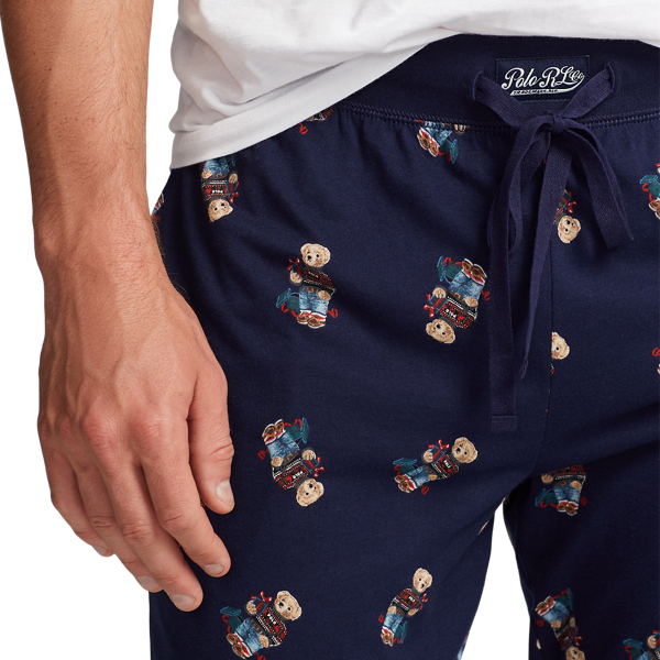 Cruise Navy Polo Bear Jersey Sleep Jogger Polo Ralph Lauren 5