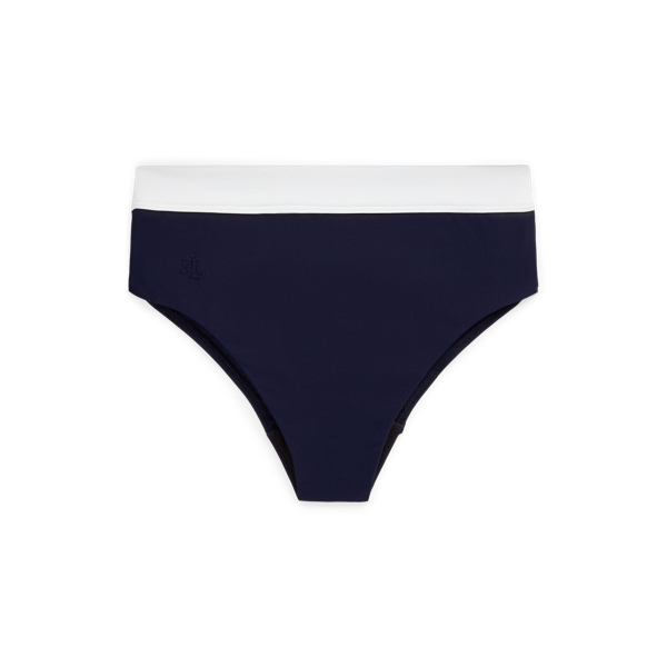 Two Tone High Waisted Bikini Bottom for Women Ralph Lauren UAE
