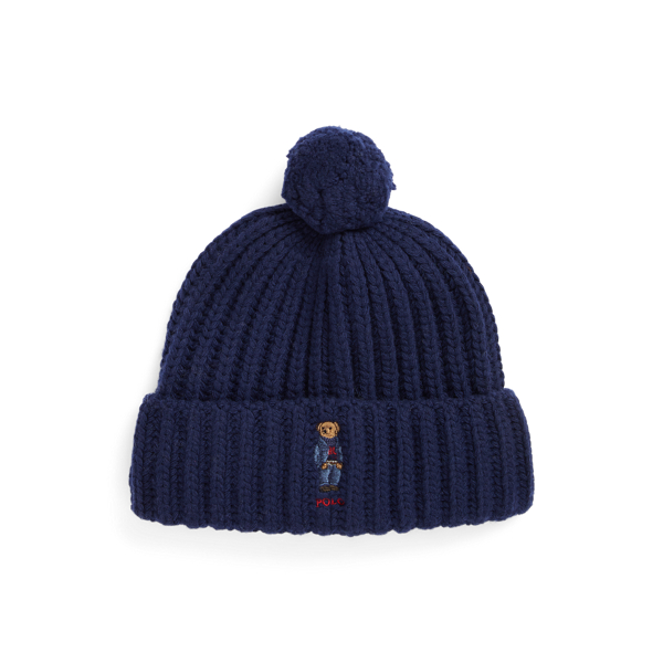 Ralph lauren double pom pom hat hotsell