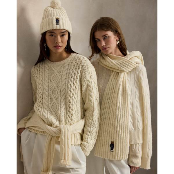 polo ralph lauren ベア　リブニット　マフラー 楽天市場】ポロラルフローレン POLO RALPH LAUREN Poloベア