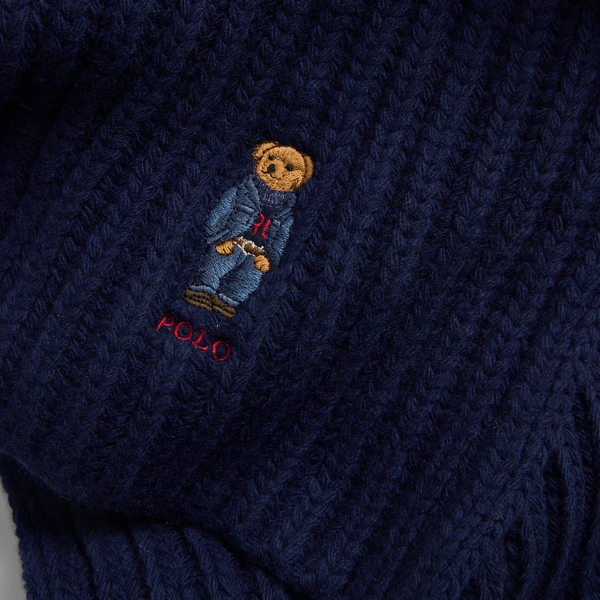polo ralph lauren ベア　リブニット　マフラー 楽天市場】ポロラルフローレン POLO RALPH LAUREN Poloベア