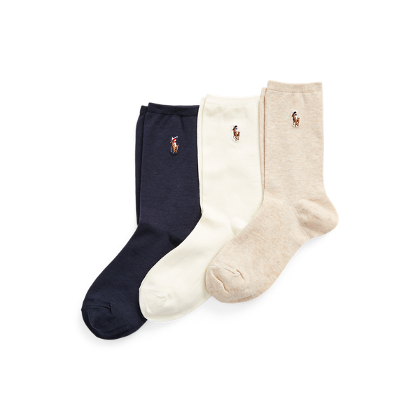 Navyassorted Crew Sock 3-Pack Polo Ralph Lauren 1