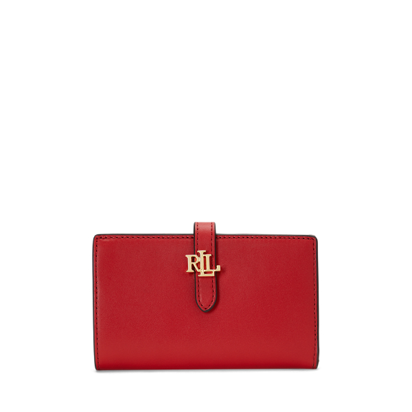 Lederbrieftasche mit Logo