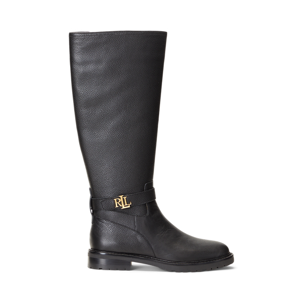 Harlee leather boot ralph lauren outlet