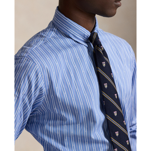 Custom Fit Striped Dobby Shirt