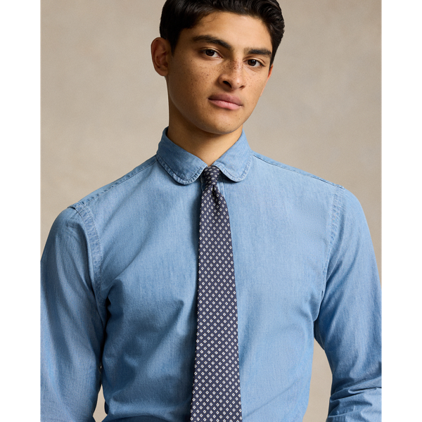 Polo ralph lauren men's chambray shirt discount