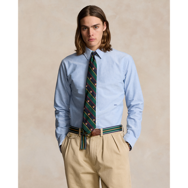 Ralph lauren blue dress shirt best sale