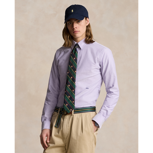 Thistle Custom Fit Monogram Oxford Shirt  Polo Ralph Lauren 1