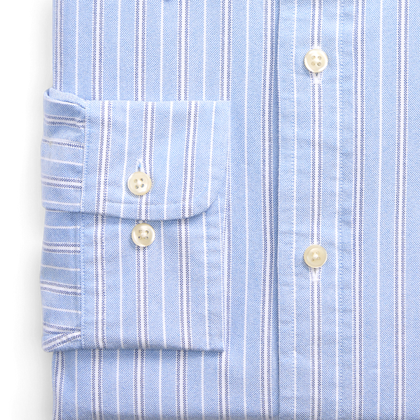 Classic-Fit Oxfordhemd mit Streifen Polo Ralph Lauren in Blau/Wei&szlig; multi 8