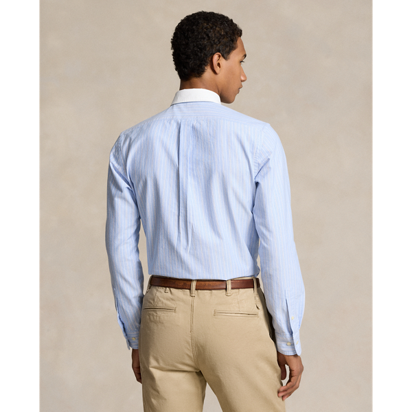 Classic-Fit Oxfordhemd mit Streifen Polo Ralph Lauren in Blau/Wei&szlig; multi 5