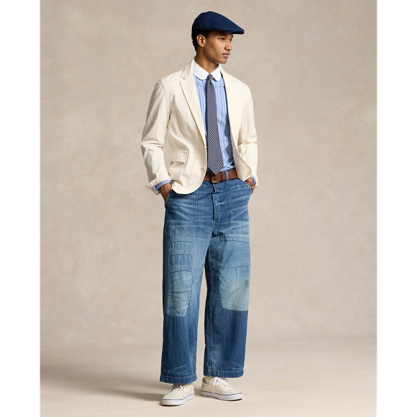 Gestreiftes Classic-Fit Popelinehemd