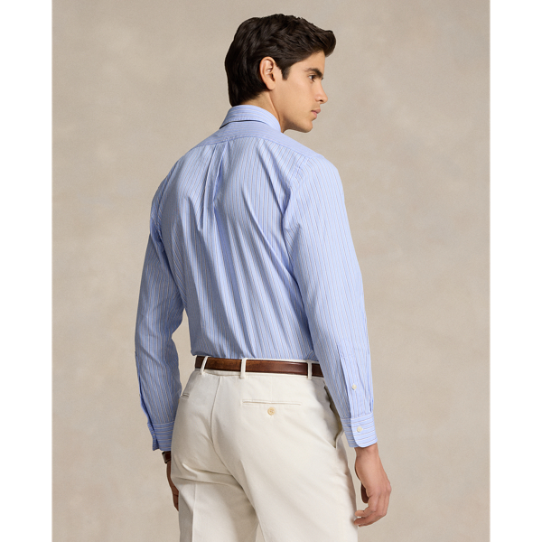 Gestreiftes Classic-Fit Popelinehemd Polo Ralph Lauren in Blau/Wei&szlig; multi 5