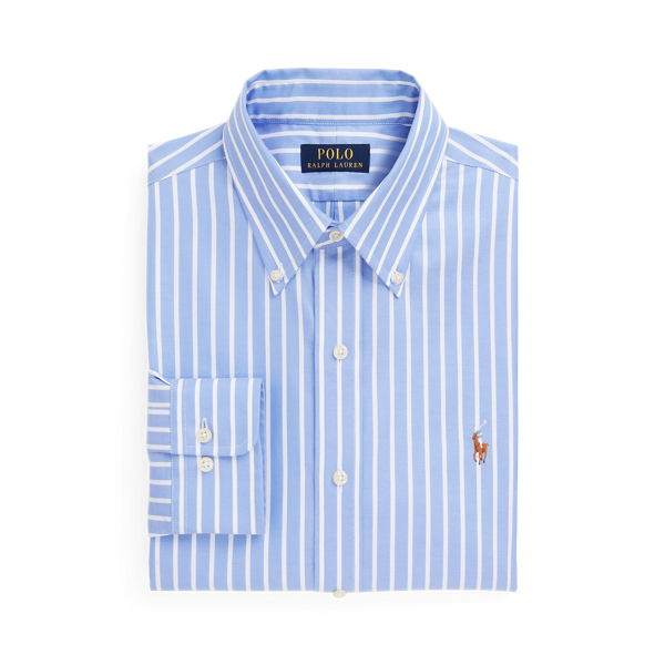 Custom Fit Striped Oxford Shirt 