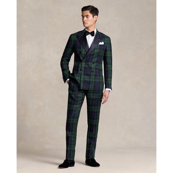 Blackwatch Polo Tailored Plaid Linen Tuxedo  Polo Ralph Lauren 1