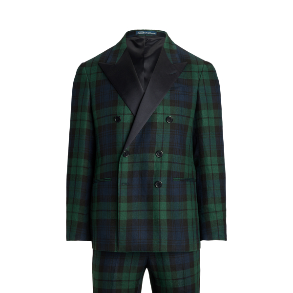 Polo Tailored Plaid Linen Tuxedo Polo Ralph Lauren 1