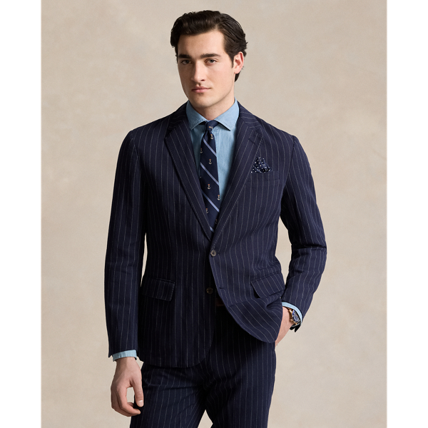 Polo Soft Modern Pinstripe Twill Jacket