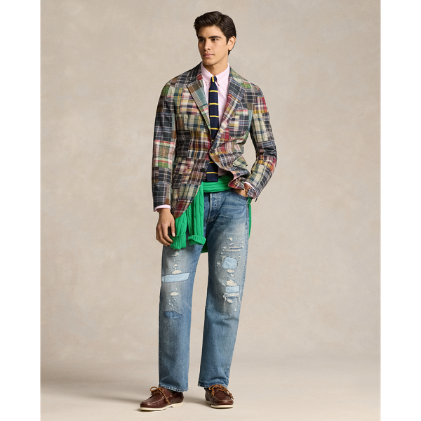 Polo Soft Tailored Plaid Suit Jacket
