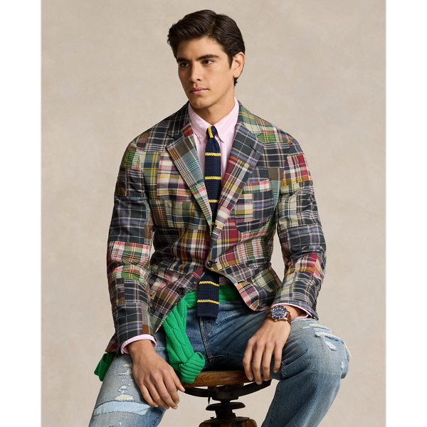 Polo Soft Tailored Plaid Suit Jacket