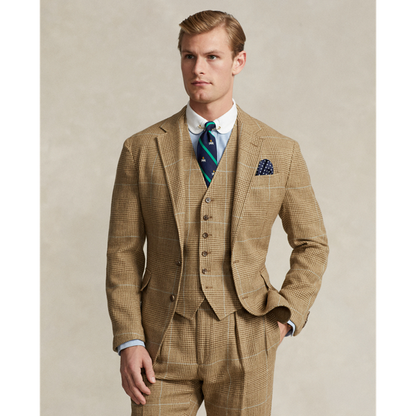 Polo Soft Tailored Plaid Tweed Jacket