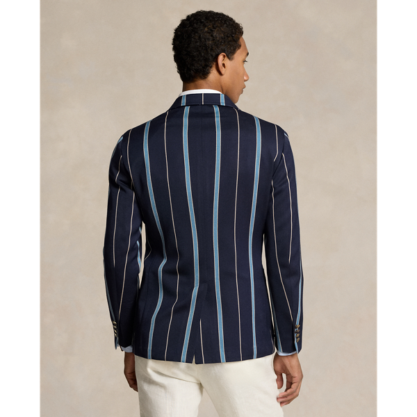 Navy/White/Blue Polo Soft Tailored Wool Cricket Blazer Polo Ralph Lauren 5