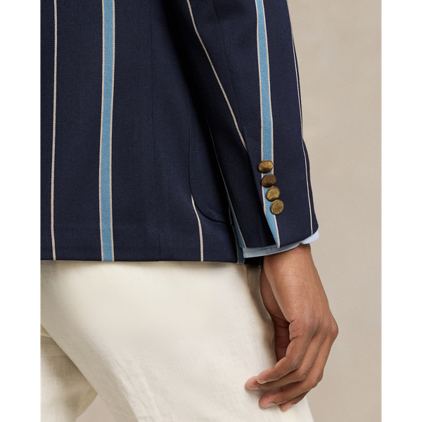 Navy/White/Blue Polo Soft Tailored Wool Cricket Blazer Polo Ralph Lauren 7