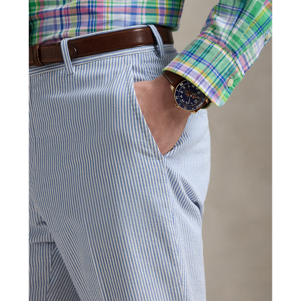 Anzughose aus Seersucker Polo Ralph Lauren in Strahlend Blau/Wei&szlig; 6