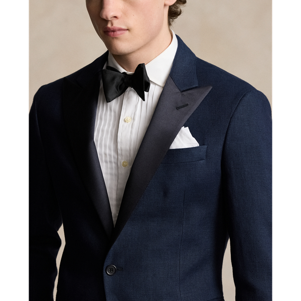 Navy Polo Tailored Linen Tuxedo Jacket Polo Ralph Lauren 6