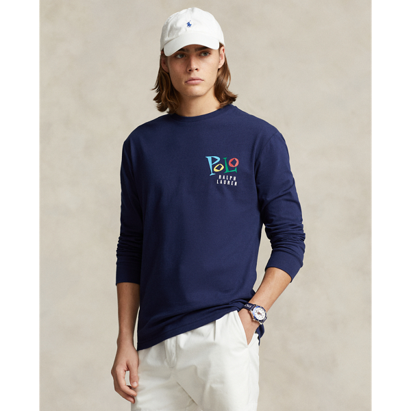 Classic Fit Jazz-Print Jersey T-Shirt