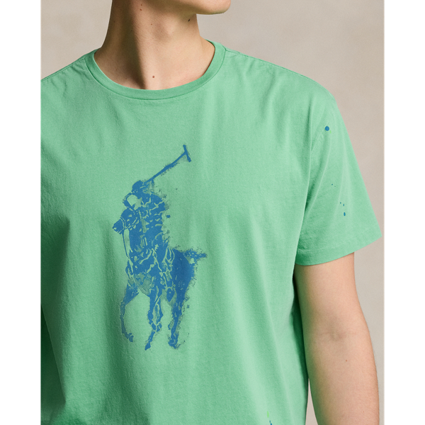 Vineyard Green Classic Fit Big Pony Jersey T-Shirt Polo Ralph Lauren 6