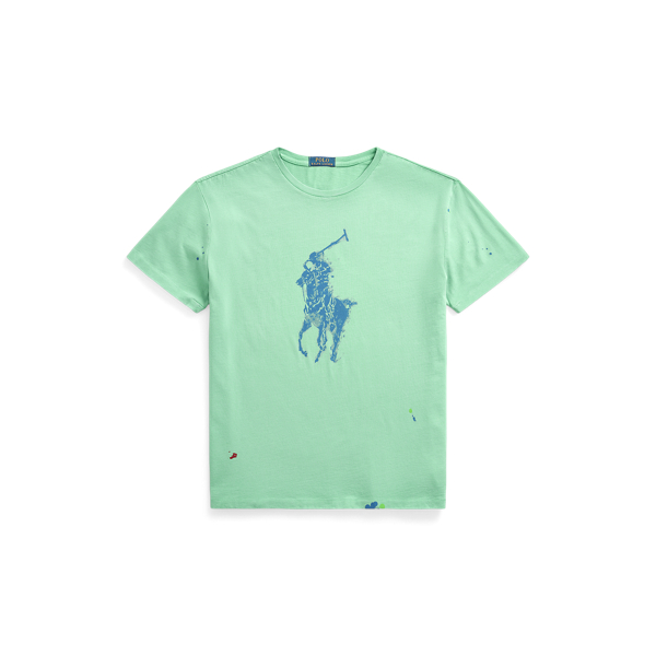 Vineyard Green Classic Fit Big Pony Jersey T-Shirt Polo Ralph Lauren 2