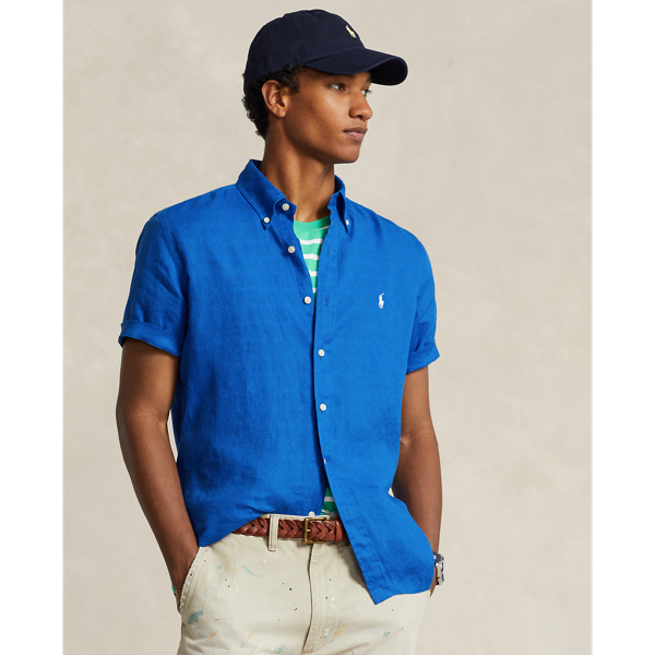 Ralph lauren blue shirt mens hotsell