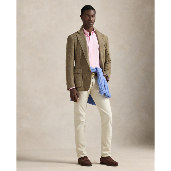 Carmel Pink Classic Fit Garment-Dyed Oxford Shirt Polo Ralph Lauren 4