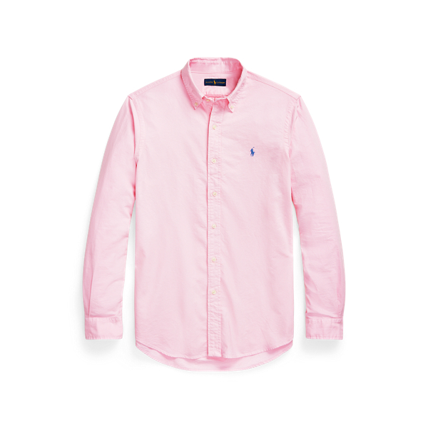 Carmel Pink Classic Fit Garment-Dyed Oxford Shirt Polo Ralph Lauren 2