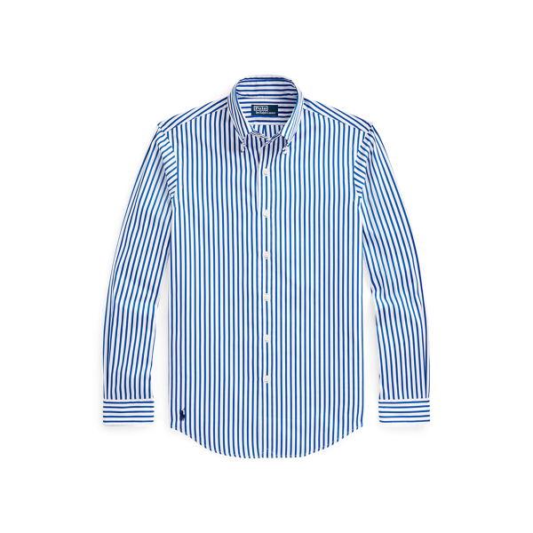 Custom Fit Striped Poplin Shirt Polo Ralph Lauren 1