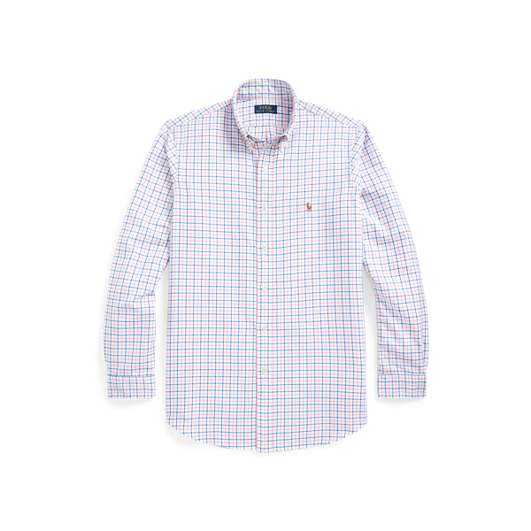 White/New Rose Classic Fit Tattersall Performance Shirt Polo Ralph Lauren 2