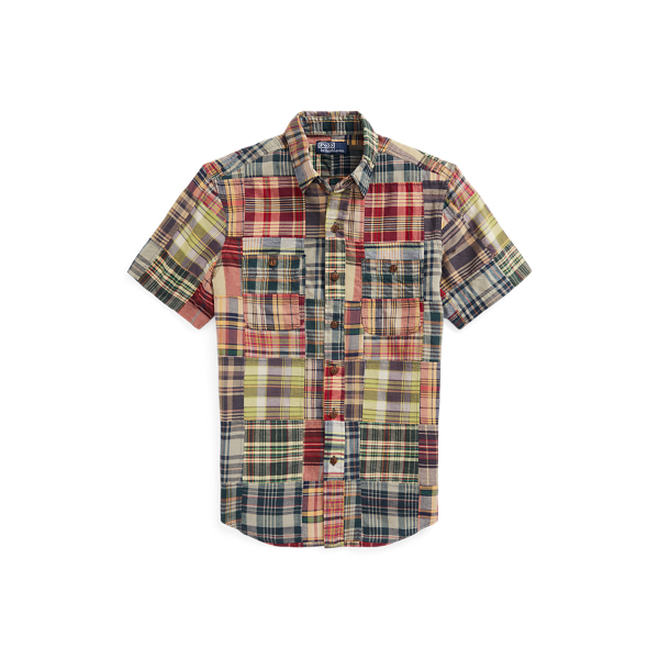 Classic Fit Patchwork Madras Workshirt Polo Ralph Lauren 1