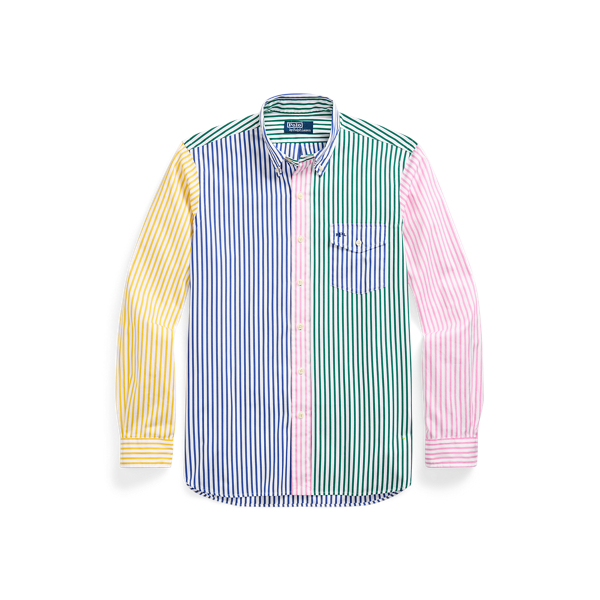 Classic Fit Striped Poplin Fun Shirt Polo Ralph Lauren 1
