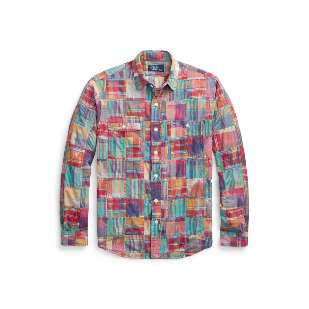 Classic Fit Patchwork Madras Workshirt