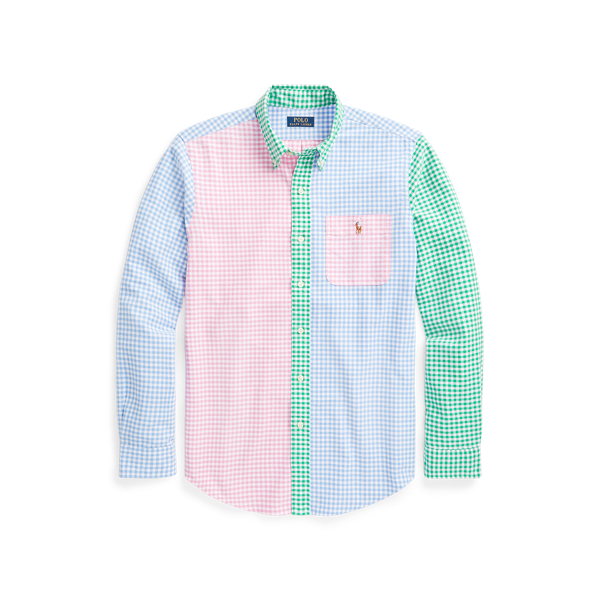 Camisa Oxford Classic-Fit em guing&atilde;o Polo Ralph Lauren em 1